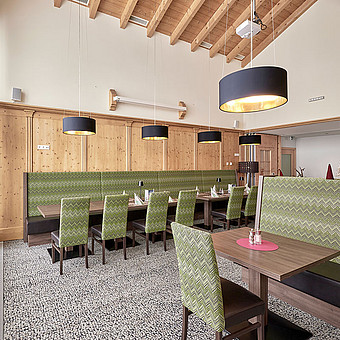 Restaurant im Hotel.