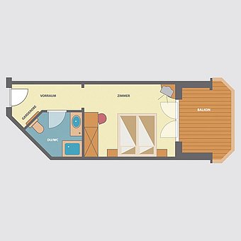 Room floor plan.