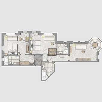 Apartment Grundriss.